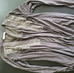 Shimmery flowy sweater